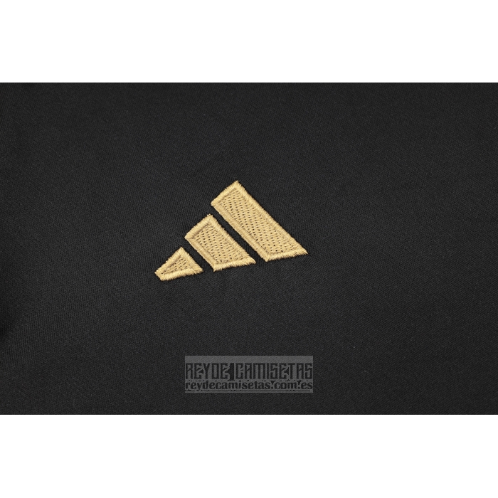 Chandal del Real Madrid Manga Corta 2024-2025 Negro - Pantalon Corto